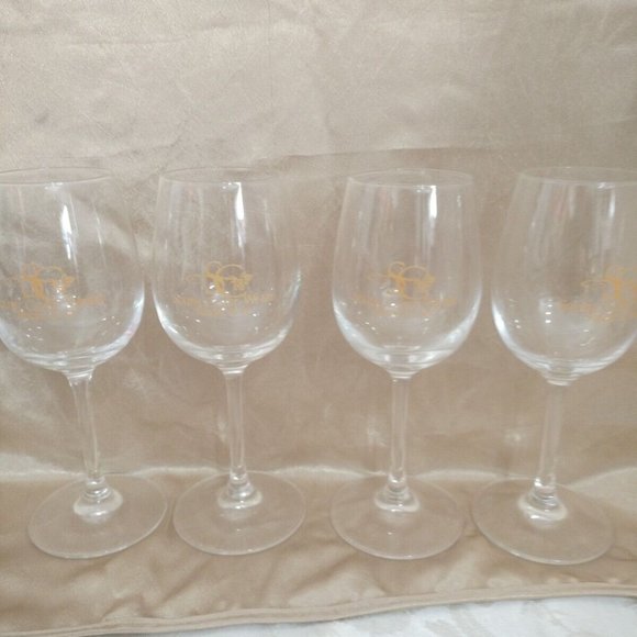 South Coast Winery Resort & Spa 4 Crystal Wine Glass 7"1/2 - Picture 5 of 12